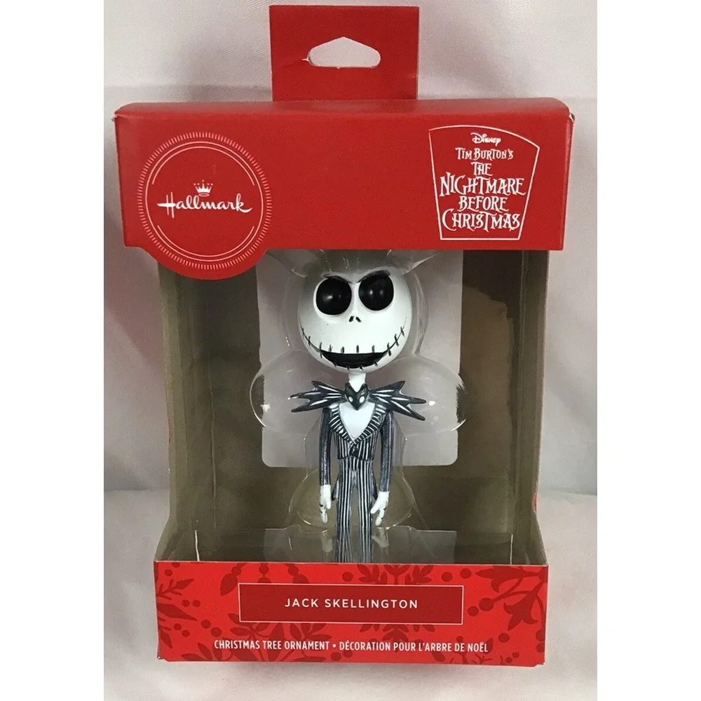 Hallmark 2020 Nightmare Before Christmas Jack Skellington Ornament Red Box